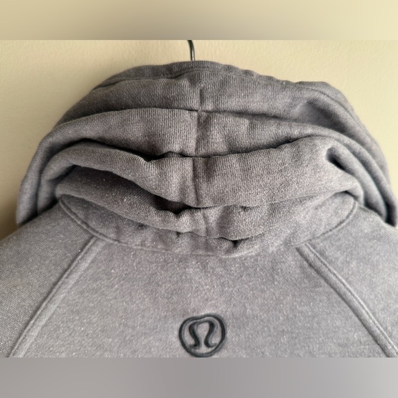 Lululemon Cuddle Up Jacket Heathered Blurred Grey Glitter SEE Measurements Small - Picture 4 of 9